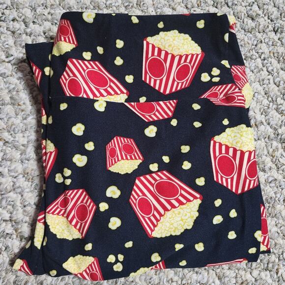 LuLaRoe Tall & Curvy Lot of 2 Pair of Novelty Leggings - Picture 2 of 3